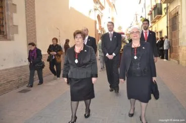 Llegada de la Santíssima Sang restaurada – Junta Directiva de la Cofradía