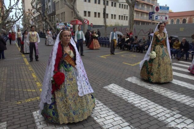 08 Ofrenda Fallas Dénia 2015 Falla Camp Roig