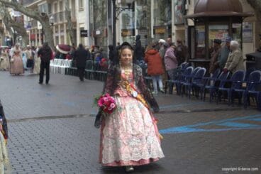 Ofrenda Flores Fallas Dénia 2015 – Falla Port Rotes