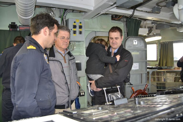 Konferenz über die Fregatte 'La Guadalupe' - Kommandoposten des Patrouillenboots Vigia