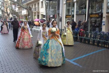 Ofrenda Flores Fallas Dénia 2015 – Falla París Pedrera