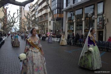 Ofrenda Flores Fallas Dénia 2015 – Falla París Pedrera