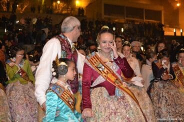 Cremà de la falla de la Junta Local Fallera – Carla Petrie y Candela Pastor