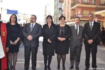 Llegada de la Santíssima Sang restaurada – miembros de la corporación municipal