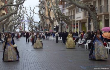 Ofrenda Flores Fallas Dénia 2015 – Falla París Pedrera