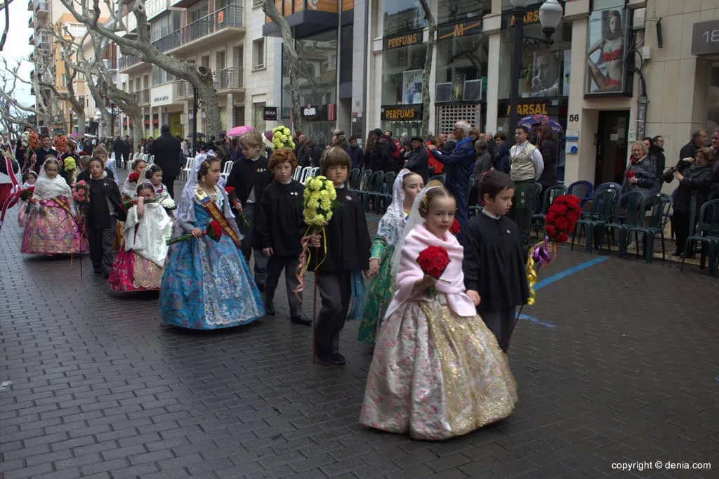 Ofrenda Flores Fallas Dénia 2015 - Falla Centro