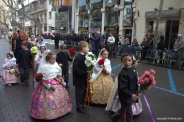 Ofrenda Flores Fallas Dénia 2015 – Falla Centro