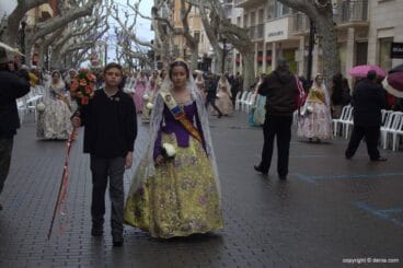 Ofrenda Flores Fallas Dénia 2015 – Falla Centro