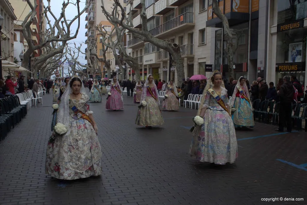 Ofrenda Flores Fallas Dénia 2015 - Falla Centro