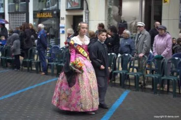 Ofrenda Flores Fallas Dénia 2015 – Falla Centro