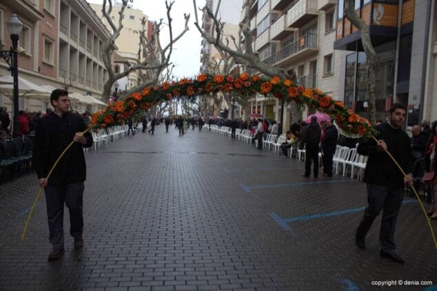 136 Ofrenda Flores Fallas Dénia 2015 Falla Centro
