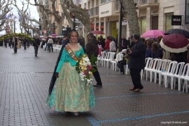 Ofrenda Flores Fallas Dénia 2015 – Falla Centro