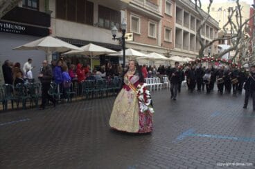 Ofrenda Flores Fallas Dénia 2015 – Falla Centro