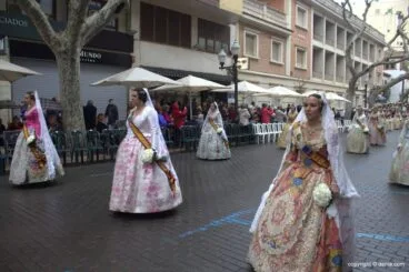 Ofrenda Flores Fallas Dénia 2015 – Falla Centro