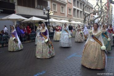 Ofrenda Flores Fallas Dénia 2015 – Falla Centro