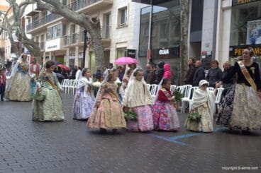 Ofrenda Flores Fallas Dénia 2015 – Falla Oeste