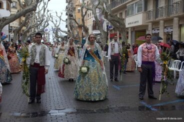 Ofrenda Flores Fallas Dénia 2015 – Falla Oeste