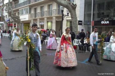 Ofrenda Flores Fallas Dénia 2015 – Falla Oeste