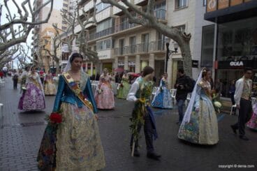Ofrenda Flores Fallas Dénia 2015 – Falla Oeste
