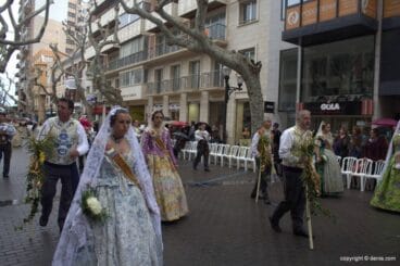 Ofrenda Flores Fallas Dénia 2015 – Falla Oeste