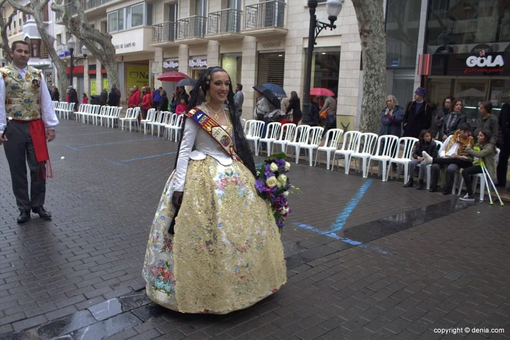 Ofrenda Flores Fallas Dénia 2015 - Falla Oeste