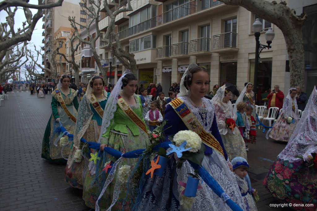Ofrenda Flores Fallas Dénia 2015 – Falla Baix la Mar