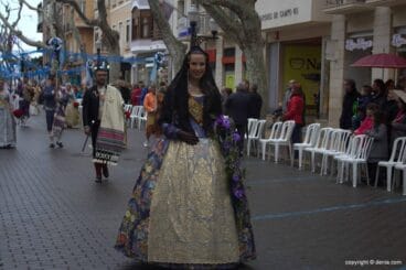 Ofrenda Flores Fallas Dénia 2015 – Falla Baix la Mar