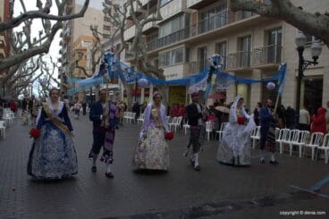 Ofrenda Flores Fallas Dénia 2015 – Falla Baix la Mar