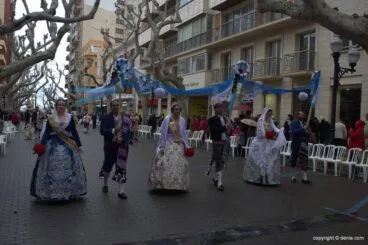 Ofrenda Flores Fallas Dénia 2015 – Falla Baix la Mar