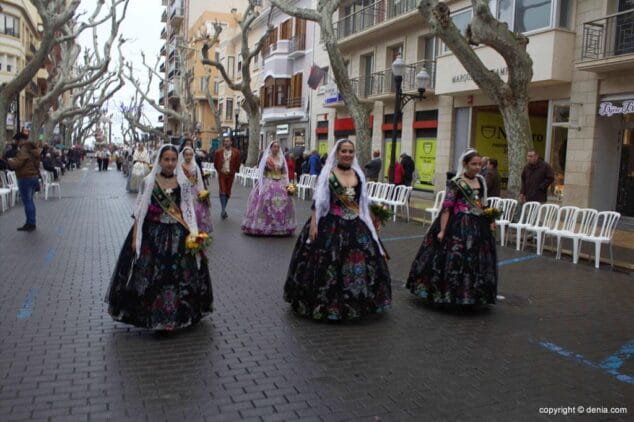 184 Ofrenda Flores Fallas Dénia 2015 Junta Local fallera