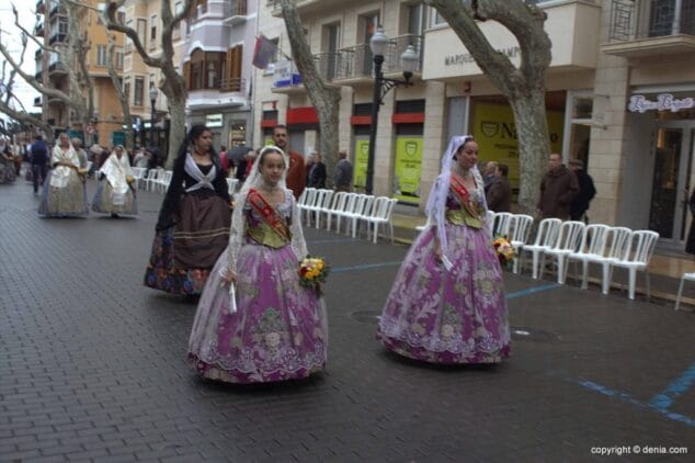 185 Ofrenda Flores Fallas Dénia 2015 Junta Local fallera