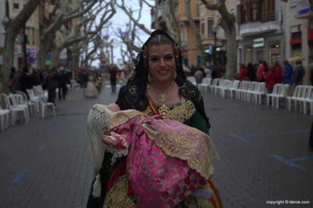 193 Ofrenda Flores Fallas Dénia 2015 Junta Local fallera
