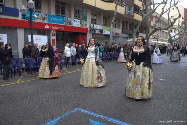 203 Ofrenda Flores Fallas Dénia 2015 Junta Local fallera
