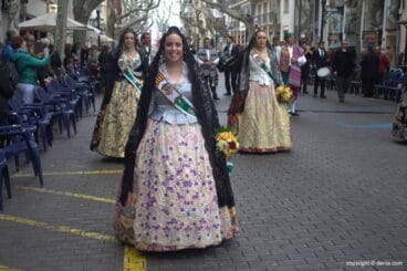 Ofrenda Flores Fallas Dénia 2015 – Junta Local fallera