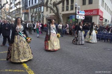 Ofrenda Flores Fallas Dénia 2015 – Junta Local fallera