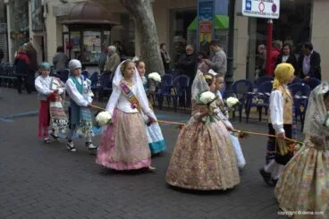 Ofrenda Flores Fallas Dénia 2015 – Falla Campaments