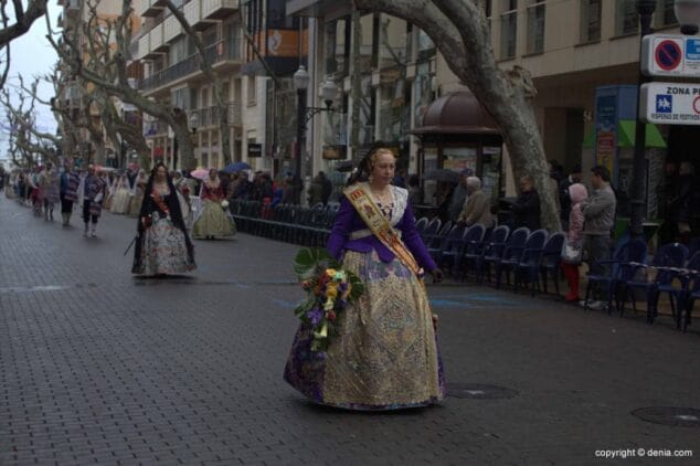 36 Ofrenda Flores Fallas Dénia 2015 Falla Campaments