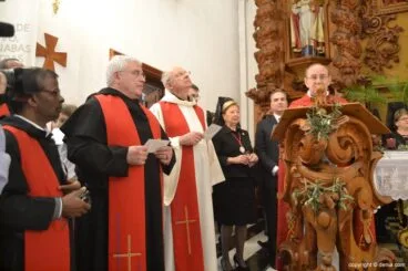 Llegada de la Santíssima Sang restaurada – palabras del Padre Francisco