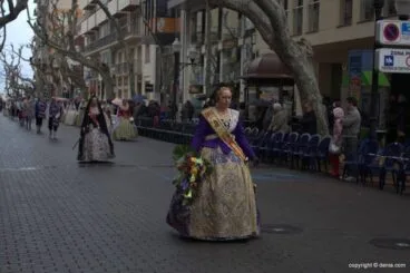 Ofrenda Flores Fallas Dénia 2015 – Falla Campaments