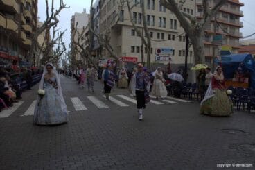 Ofrenda Flores Fallas Dénia 2015 – Falla Campaments