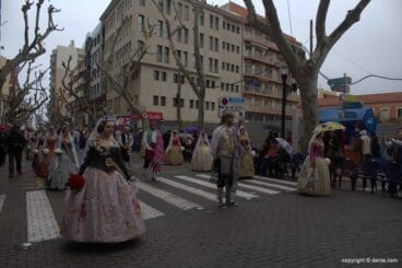 Ofrenda Flores Fallas Dénia 2015 – Falla Campaments