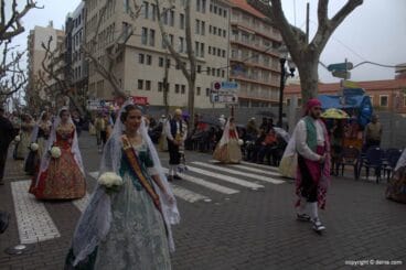 Ofrenda Flores Fallas Dénia 2015 – Falla Campaments