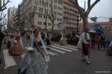 Ofrenda Flores Fallas Dénia 2015 – Falla Campaments