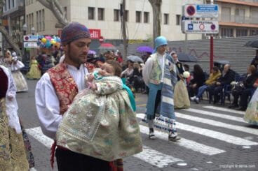 Ofrenda Flores Fallas Dénia 2015 – Falla Campaments