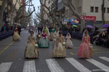 Ofrenda Flores Fallas Dénia 2015 – Falla Darrere del Castell