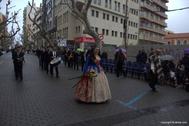 61 Ofrenda Flores Fallas Dénia 2015 Falla Darrere del Castell