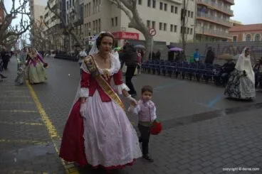 Ofrenda Flores Fallas Dénia 2015 – Falla Saladar