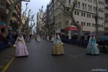 Ofrenda Flores Fallas Dénia 2015 – Falla Les Roques