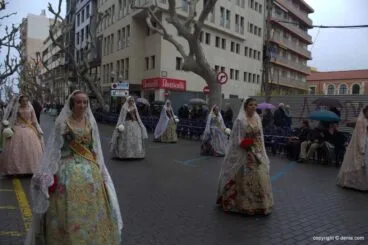 Ofrenda Flores Fallas Dénia 2015 – Falla Les Roques