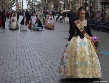 Ofrenda Flores Fallas Dénia 2015 – Falla Diana